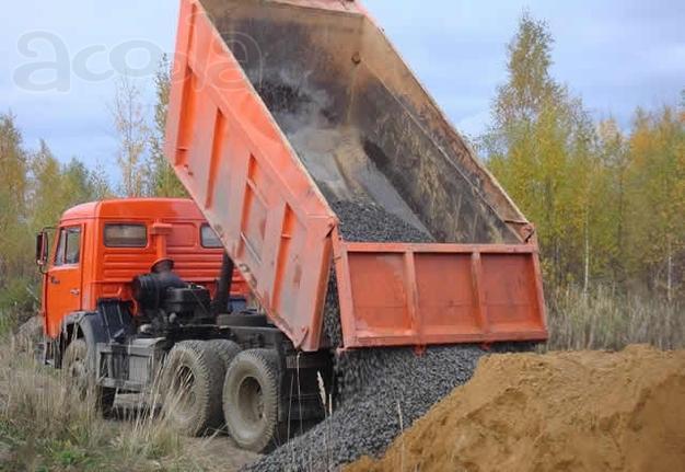 Гравий песок пгс щебень